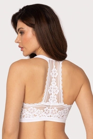 Róża Gizela top Biustonosz braletka, biały