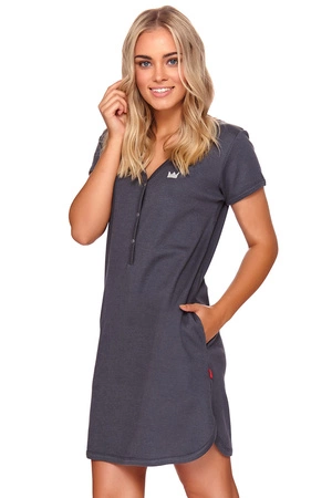 Doctor Nap TCB.4115 Nocna koszula, graphite