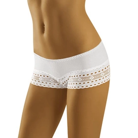 Wol-Bar Eco-Ho Majtki szorty, biały