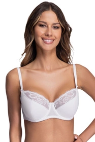 Ava 2110 Azalea Maxi Biustonosz półusztywniany, white