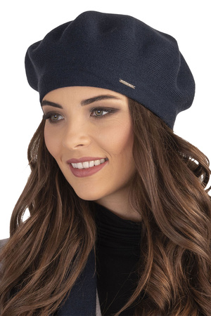 Vivisence 7005 Nakrycie g�owy beret, granatowy