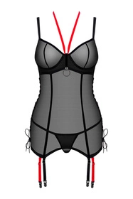 Obsessive Glandez corset Gorset sexy, czarny