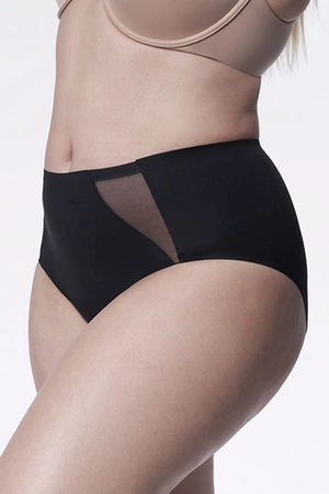 Julimex Pearl panty Majtki figi, czarny