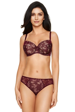 Gorteks Hebe/B4 Biustonosz usztywniany, śliwkowy