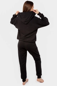 Dkaren DK-K-B4 Komplet bluza+spodnie, czarny