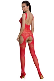 Passion ECO BS005 Body bodystocking, red