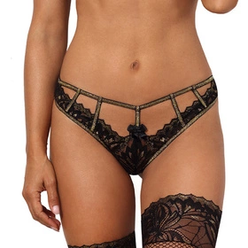 Axami V-10108 Majtki stringi, czarny