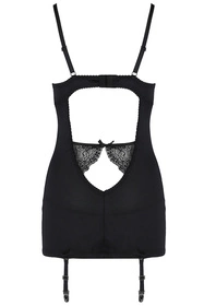 Avanua Aya chemise Nocna komplet koszulka + stringi, black