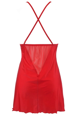 Axami V-10469 Nocna komplet koszulka + stringi, czerwony