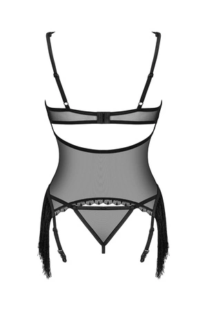 Obsessive Sherila corset Gorset sexy, czarny
