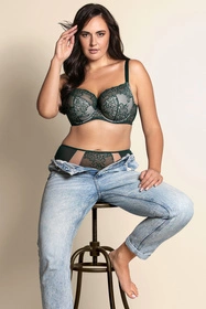 Vivisence 1045 Biustonosz półusztywniany, zielony