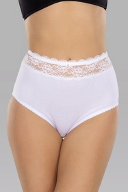 Mitex Eva 3-pak Majtki wysokie figi, biały