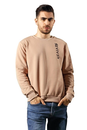 Reviver F5598 Bluza nierozpinana, beżowy