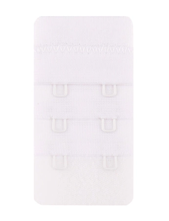 Julimex BA-03 2-rzędowy Akcesoria do biustonosza przedłużacz obwodu, biały