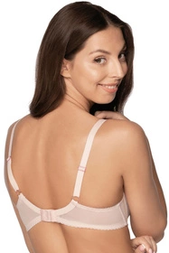 Gaia 1186 Margherita Biustonosz półusztywniany, szaro-różowy