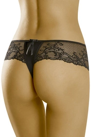 Wol-Bar Diablada Majtki stringi, czarny