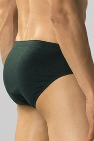 Atlantic 3MP-179 3-pak Majtki slipy, szmaragdowy/czarny/szary