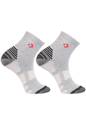 Moraj CSS250-047 Skarpety za kostkę, patt 2-grey melange