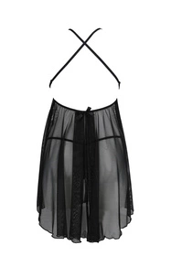 Avanua Leslie chemise Nocna komplet koszulka + stringi, black