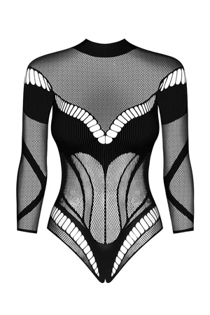 Obsessive B135 teddy Body sexy, czarny