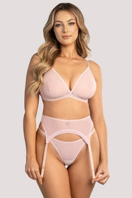 Unikat Mia Biustonosz miękki, róż-beż