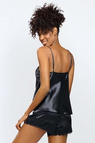 Dkaren Hawa Nocna komplet top + szorty, czarny