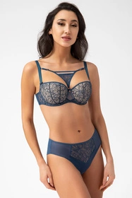 Gorsenia K737 Trish Biustonosz balkonetka, niebieski