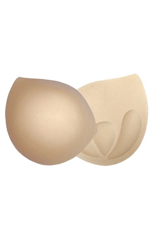 Julimex WS-30 wkładki piankowe samoprzylepne extra push up Akcesoria do biustonosza wkładki, beżowy