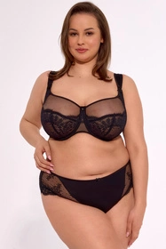 Gaia 1262M Camilla Maxi Biustonosz miękki, czarny