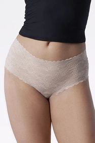 Julimex Bellie Maxi Majtki wysokie figi, beż