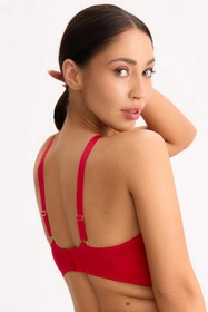 Bella Misteria 51-108 Ognisty Łabędź Biustonosz miękki, czerwony