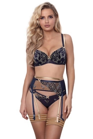 Axami V-9421 Biustonosz push-up, granatowy