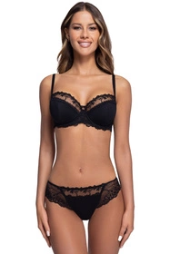 Ava 1030 Majtki figi, czarny