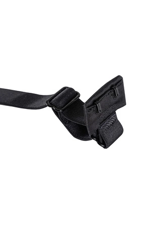 Vivisence 8002 Akcesoria do biustonosza pasek obniżający zapięcie, czarny