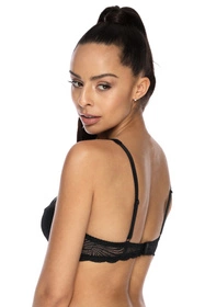 Mat 3343/22 Lou Biustonosz usztywniany, czarny