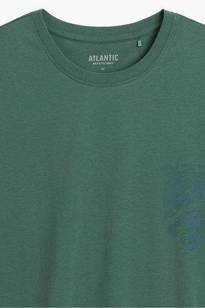 Atlantic NMP-410 Nocna piżama, zielony/granat