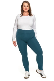 Moraj RDL1800-014 ocieplane Legginsy klasyczne, green