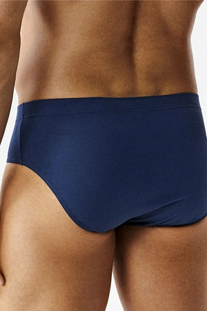 Atlantic 6SMP-001 6-pack Majtki slipy, niebieski ciemny/granat/zielony/brąz/grafit/denim