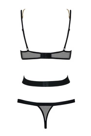 Obsessive Bondy teddy Body sexy, czarny