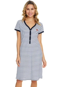 Doctor Nap TCB.5232 Nocna koszula, marine