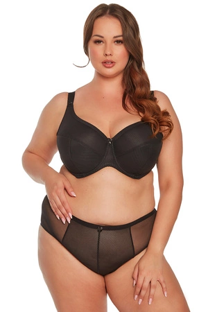 Gaia 1058M Sonia Maxi Biustonosz półusztywniany, czarny