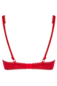 Obsessive Lovica Biustonosz półbiustonosz, czerwony