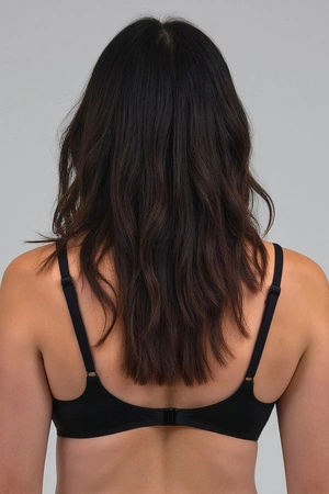 Vivisence 3230 Kostium kąpielowy biustonosz usztywniany, czarno-srebrny