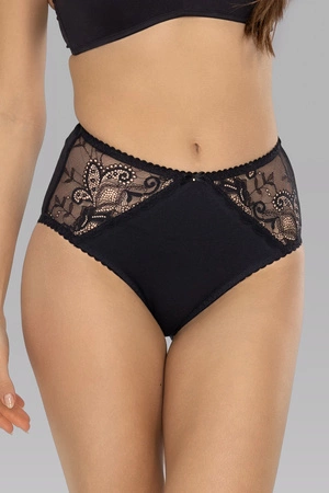 Mitex Aga 3-pak Majtki wysokie figi, czarny