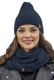 Vivisence 7017S Szalik lub apaszka komin, granatowy