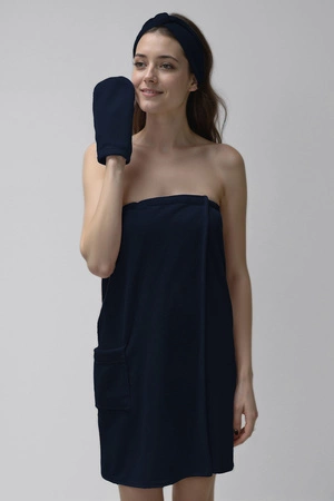 Vivisence 5025 Tekstylia domowe ręcznik, granat