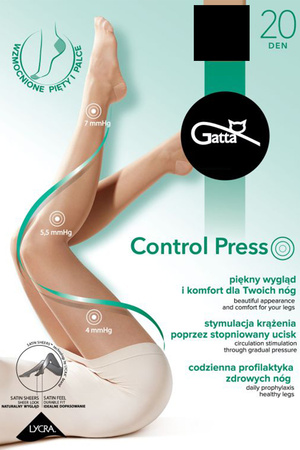 Gatta Control Press Wyr�b po�czoszniczy rajstopy, nero