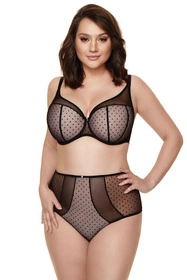 Gorteks Ciao/B4 Biustonosz usztywniany, czarno-różowy