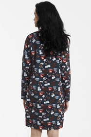 Italian Fashion Makala dł.r. Nocna koszula, druk