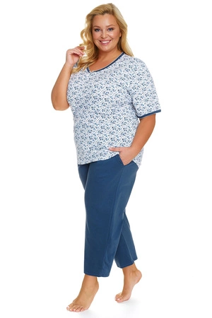 Doctor Nap PB.5290 Nocna piżama, navy bloom